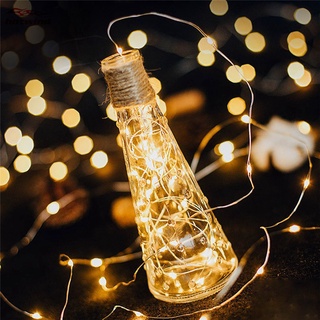 Dây Đèn Led Trang Trí Hình Nút Chai Dài 2M Dùng Pin Decal24h