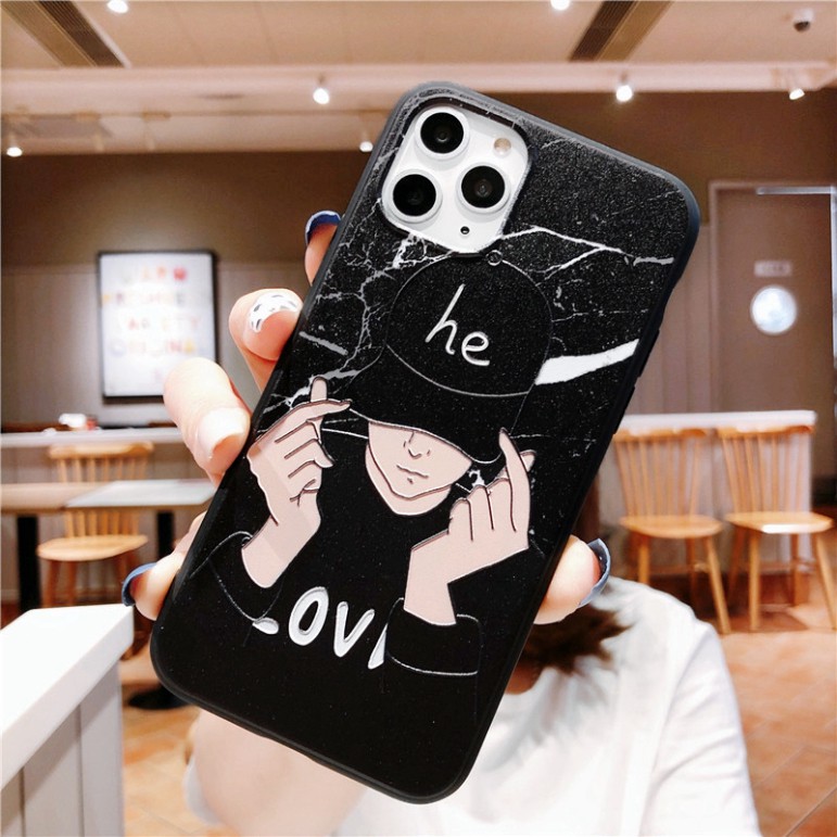 HCM - Ốp Iphone 15 14 Promax 13 Promax 11 PRO MAX XS MAX XR X cặp đôi mẫu HE SHE 2024