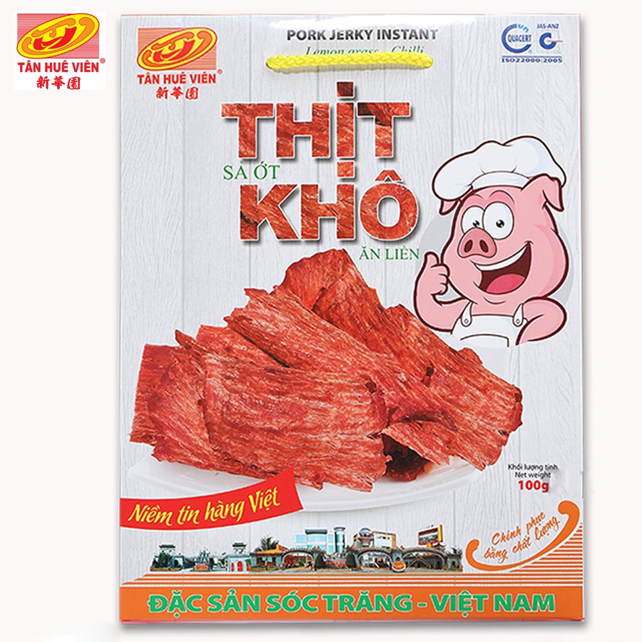 Thịt khô sả ớt 100g Tân Huê Viên