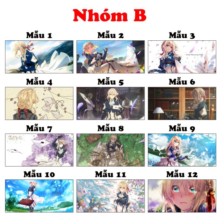 {24 Mẫu} Ly sứ in hình Anime Violet Evergarden Cốc uống nước đẹp làm quà tặng đặc biệt giá trị và ý nghĩa