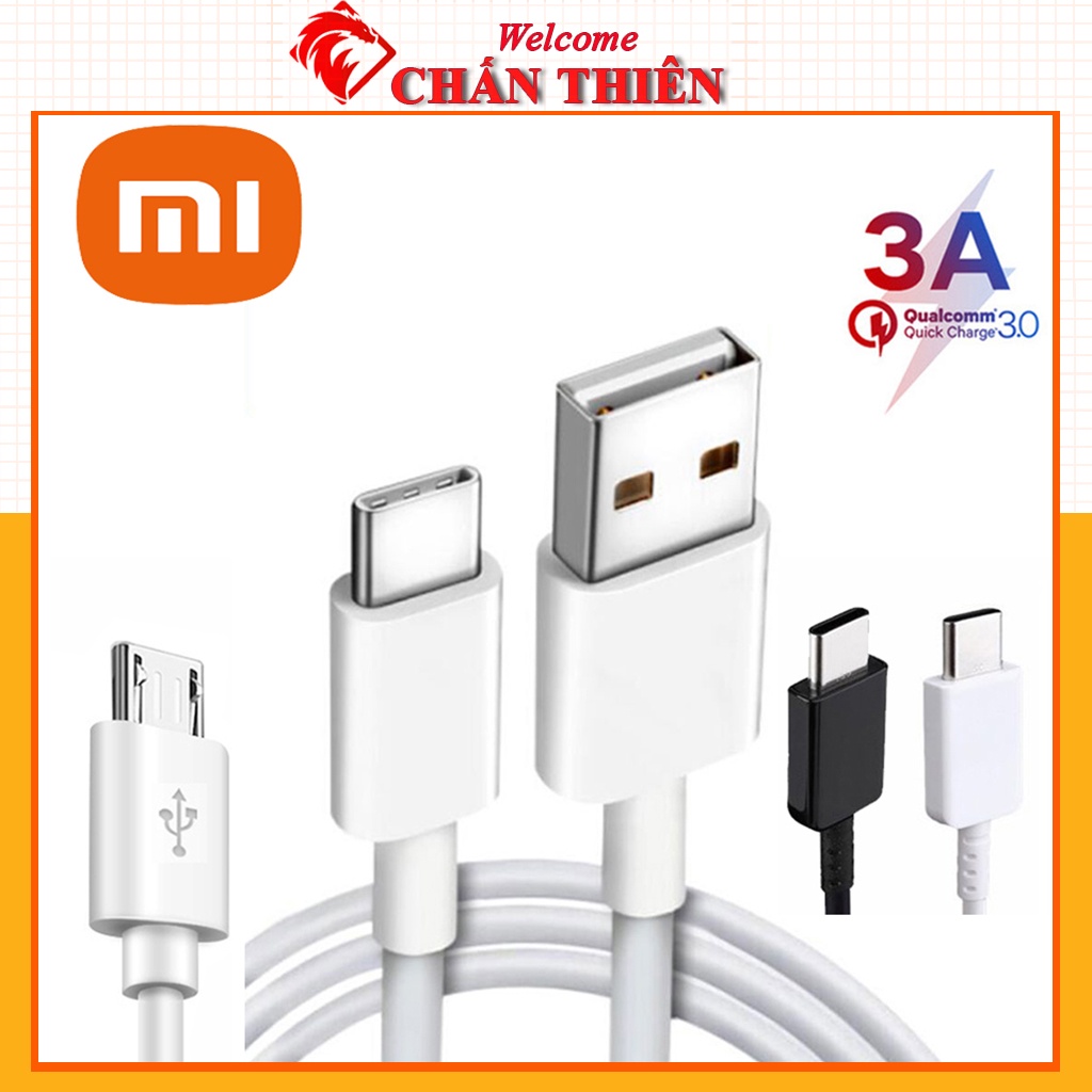 Dây cáp sạc nhanh redmi xiaomi micro type c to type c tương thích tất cả các dòng máy sạc ổn định bảo hành 1 đổi 1