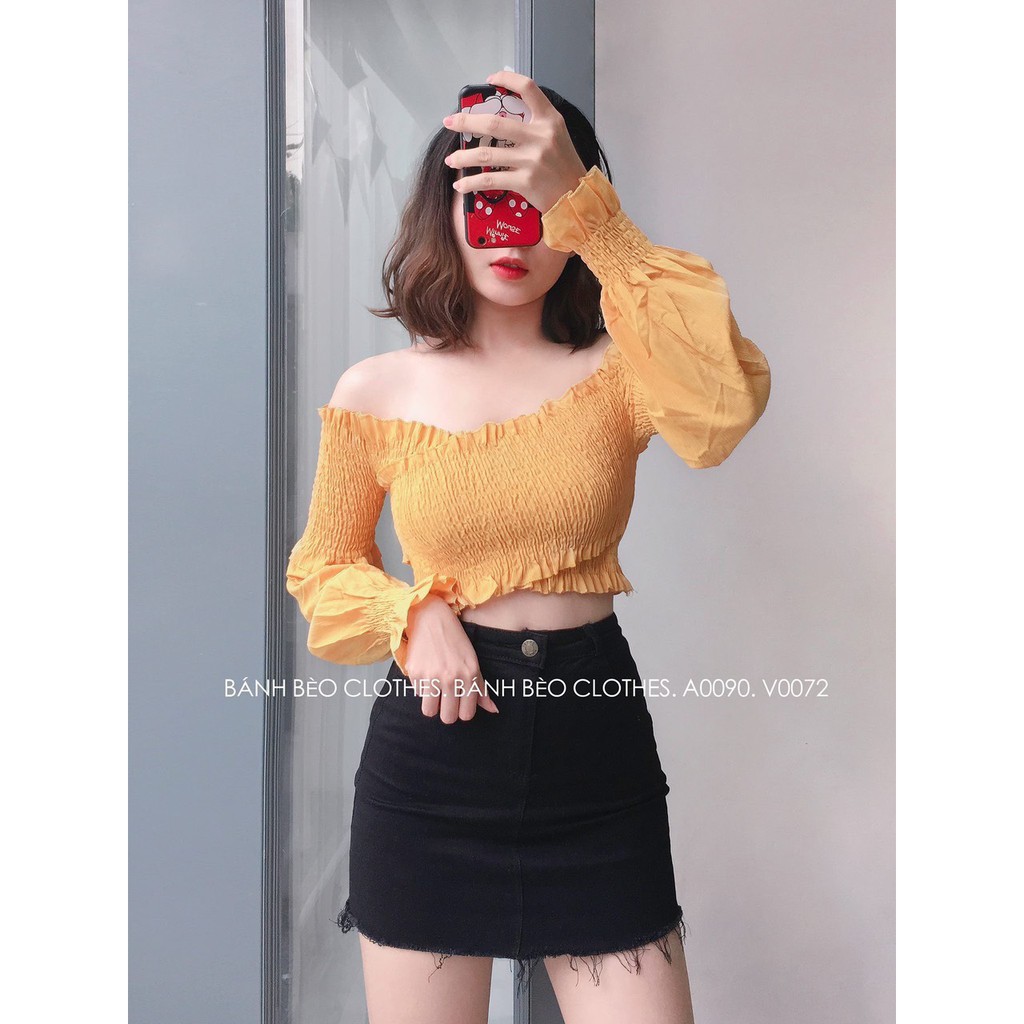 set xinh áo kate đắp ngực chân váy kaki xinh xắn xinh xinh