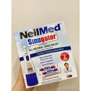 Máy rửa mũi neilmed tặng kèm 30 gói muối