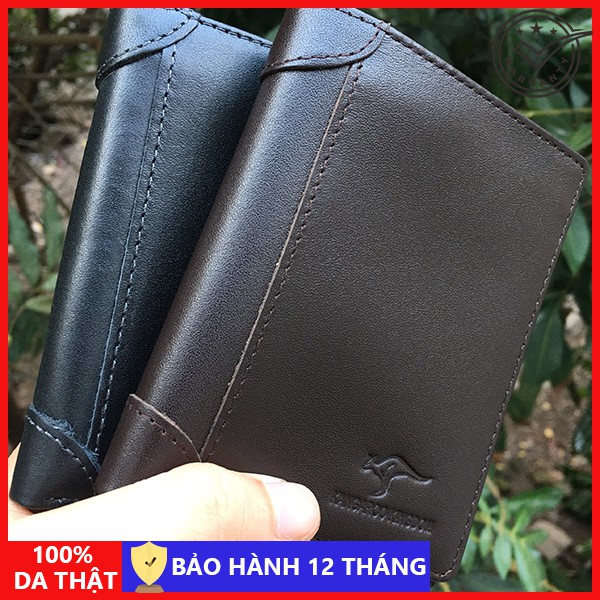 [Ví Da Thật Bảo Hành 12 Tháng] Ví Nam Da Bò Cao Cấp ⚡ Dáng Đứng ⚡ Da Bò Thật 100% - VSM002