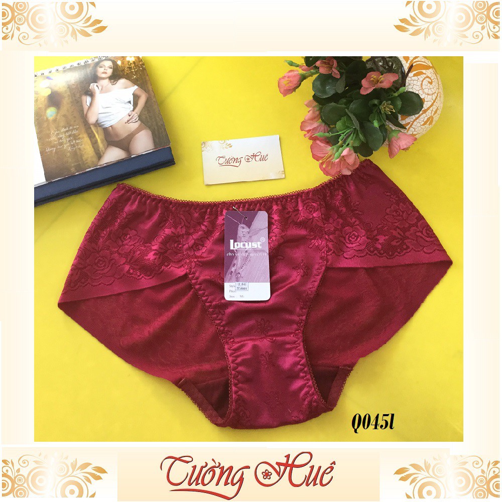 Quần lót nữ Locust Q045l thêu lụa.