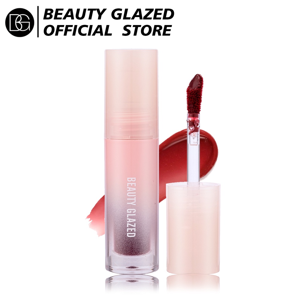 Son Bóng BEAUTY GLAZED Màu Nhạt Mềm Mượt Nuôi Dưỡng Môi Chống Thấm Nước