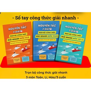 Bộ 3 cuốn sổ tay nguyên_tắc_giải_nhanh