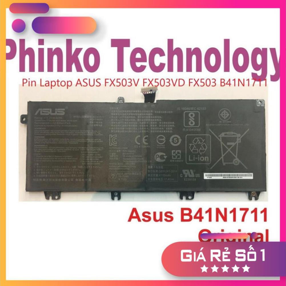 ⚡️[Pin zin] Pin Laptop ASUS FX503V FX503VD FX503 B41N1711