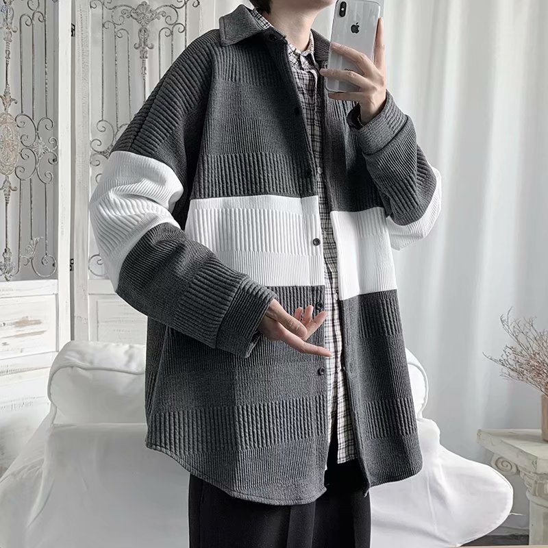 Áo Khoác Tay Dài Nam  Kiểu Dáng Đơn Giản Thời Trang Hàn Quốc Cho Nam Và Nữ Khoác Mỏng  Form Rộng Unisex