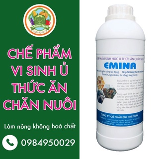 Men vi sinh ủ thức ăn chăn nuôi - 1l - Emina Nhật bản