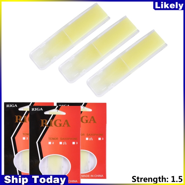 Bộ 3 Giăm Kèn Saxophone Bằng Nhựa Resin Chống Mài Mòn