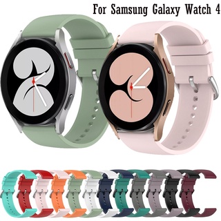 Dây Đeo Silicon 20mm Cho Đồng Hồ Thông Minh Samsung Galaxy Watch 4 3 41mm 45 42mm Active 2 40mm 44mm