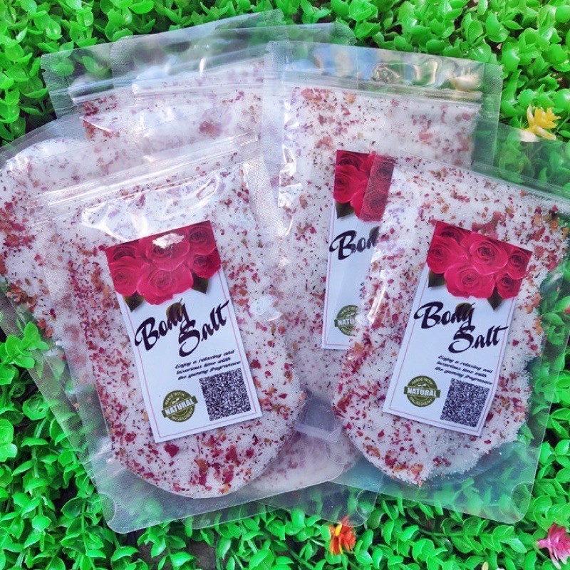 Muối tắm hoa Hồng 100g