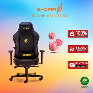 Ghế Xoay Gaming cao cấp E-DRA Hunter EGC 206 Chất liệu da PU dễ dàng bảo quản - Đệm đúc nguyên kh