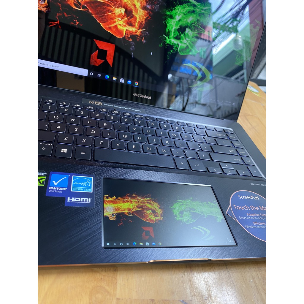 Laptop Asus Zenbook Pro UX580, i9 8950HK, 16G, 512G, Gtx1050Ti, zin100%, giá rẻ (screen pad)'