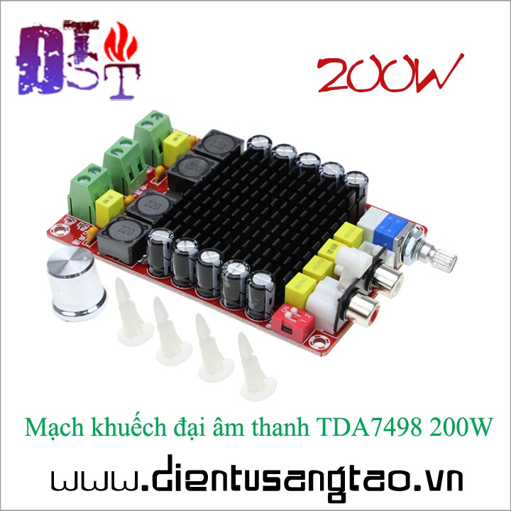 Mạch khuếch đại âm thanh TDA7498 200W