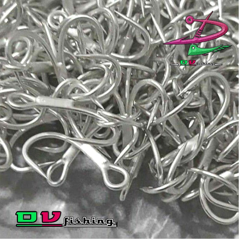 Lưỡi câu ba tiêu { BKK } - { THƯỜNG } không gỉ độ cứng cao tải khỏe nhiều cỡ lưỡi. !!!