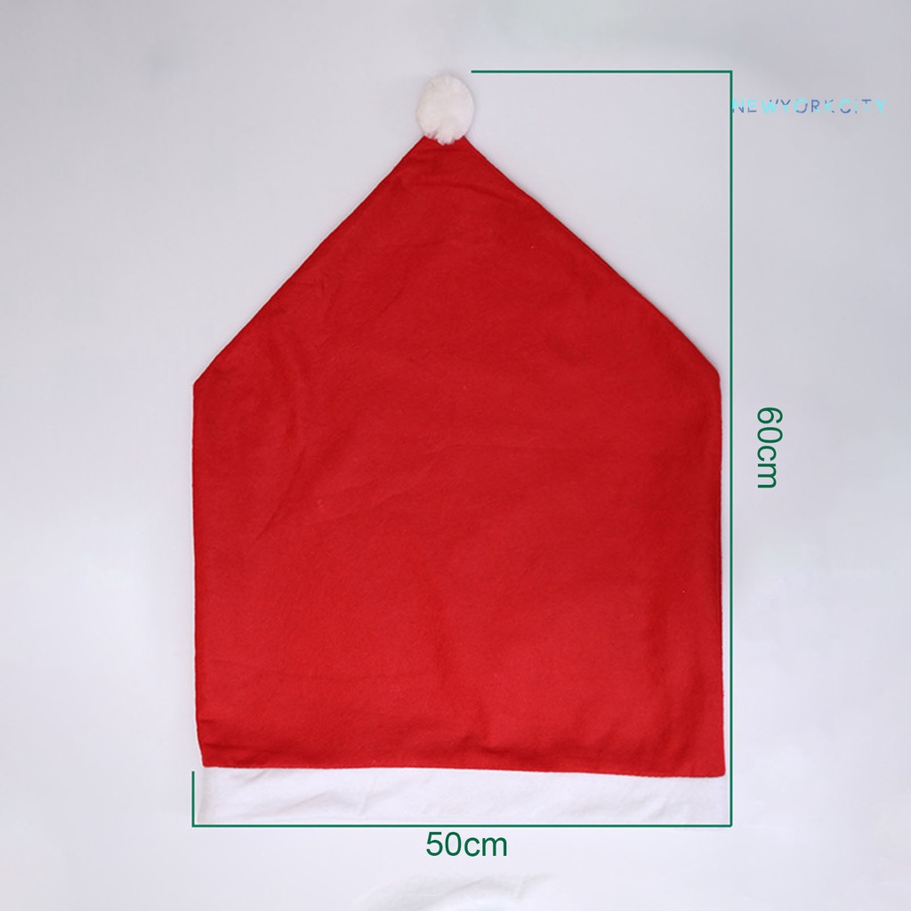 Vỏ Bọc Đệm Ghế Bằng Vải Không Dệt Mềm Chống Bụi Trang Trí Giáng Sinh