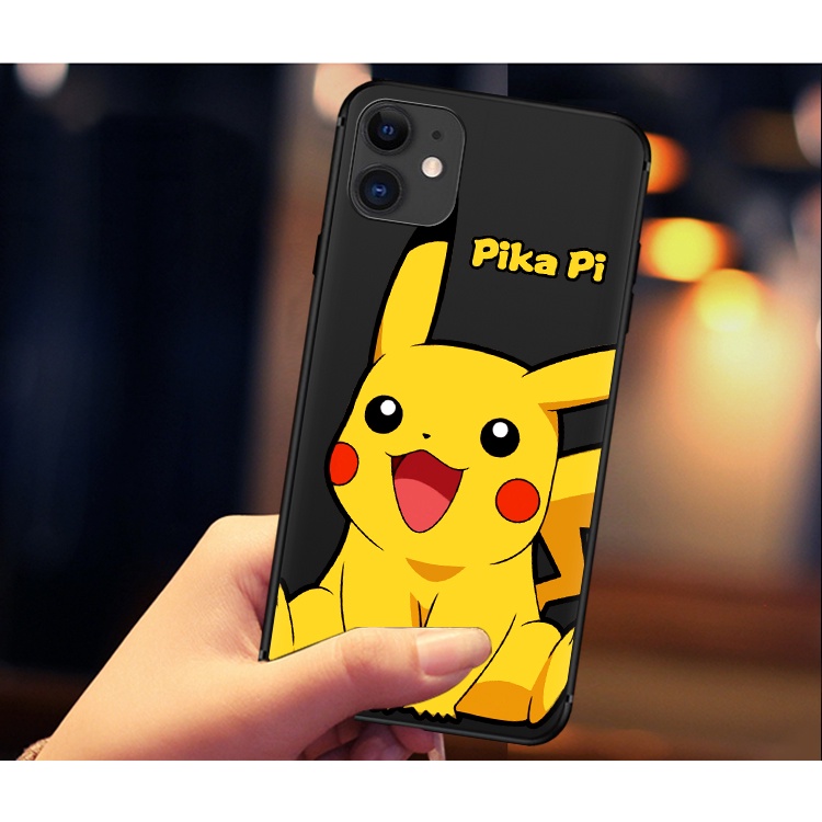 Ốp Điện Thoại Chống Sốc In Hình Pikachu Cho Iphone 13 Pro 11 Pro Max Xr 6s 7 8 Plus 12 Mini 14 Pro Xs Max