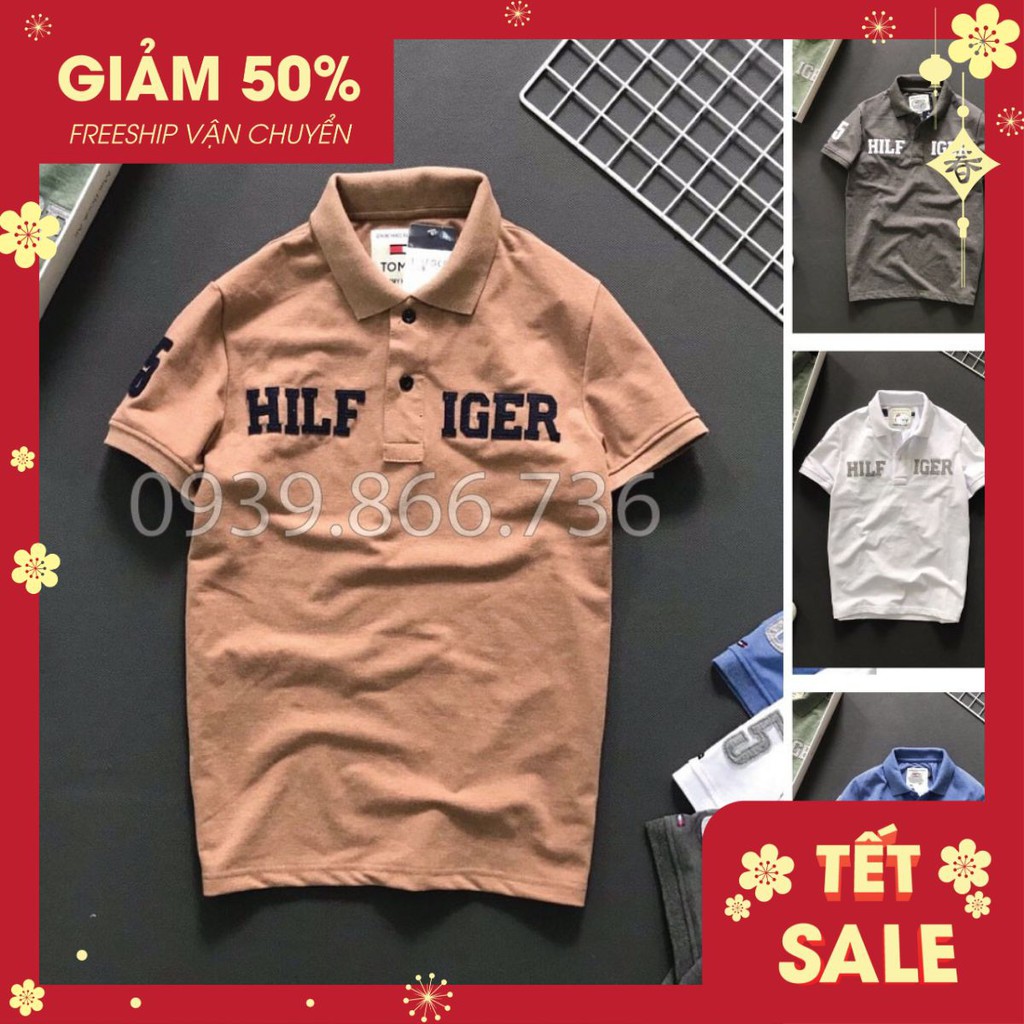 Áo Polo nam phối cổ bẻ TOM vải cá sấu Cotton xuất xịn,chuẩn form trẻ trung, thanh lịch | BigBuy360 - bigbuy360.vn