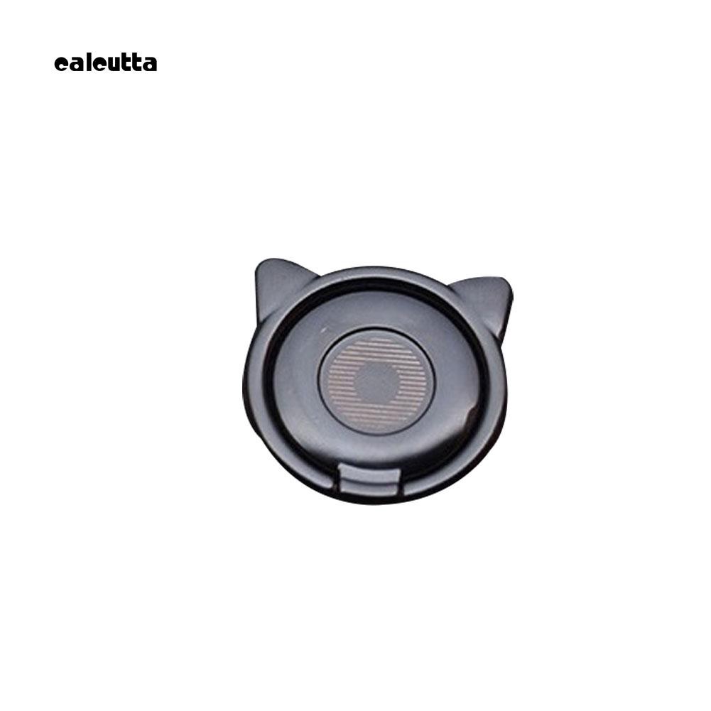 CAL_Universal Rotated Cute Cat Ears Metal Mobile Phone Finger Ring Holder Grip Stand