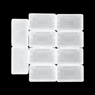 Dn [ready stock] 10pcs transparent game cartridge cases pp plastic playing cards cartridge dust cover 6