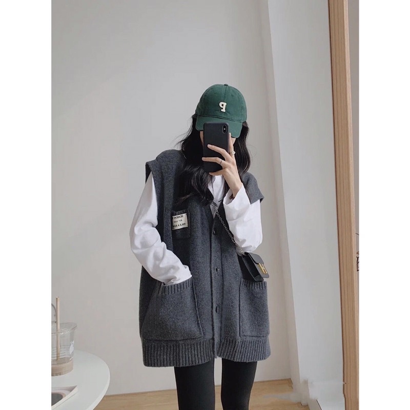 ÁO KHOÁC GILE ĐÓNG CÚC - New items cho mùa đông