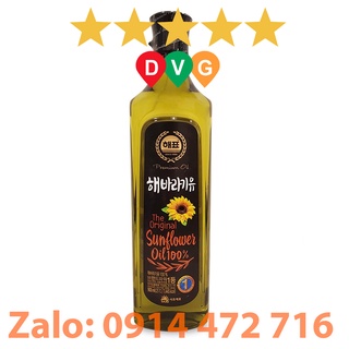 Dầu Hoa Hướng Dương Sajo Hàn Quốc Chai 900 ML - Nhập Khẩu Hàn Quốc