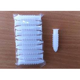 Bịch 10 tắc kê nhựa trắng
