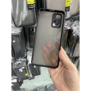 Ốp lưng cho Xiaomi Redmi 10, lưng nhám, che camera ( đen)