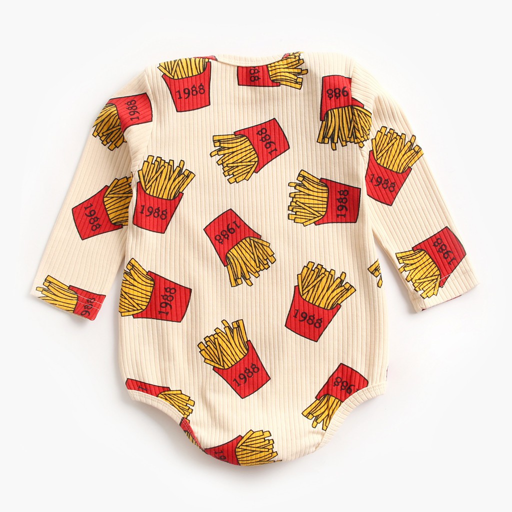 Sanlutoz Mùa thu dài tay Áo bodysuits trẻ em với thời trang hoạt hình dễ thương