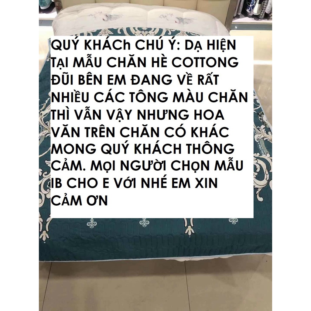 Chăn đũi chăn hè chăn hè cottong đũi 2mx2m3 mẫu mới 2021