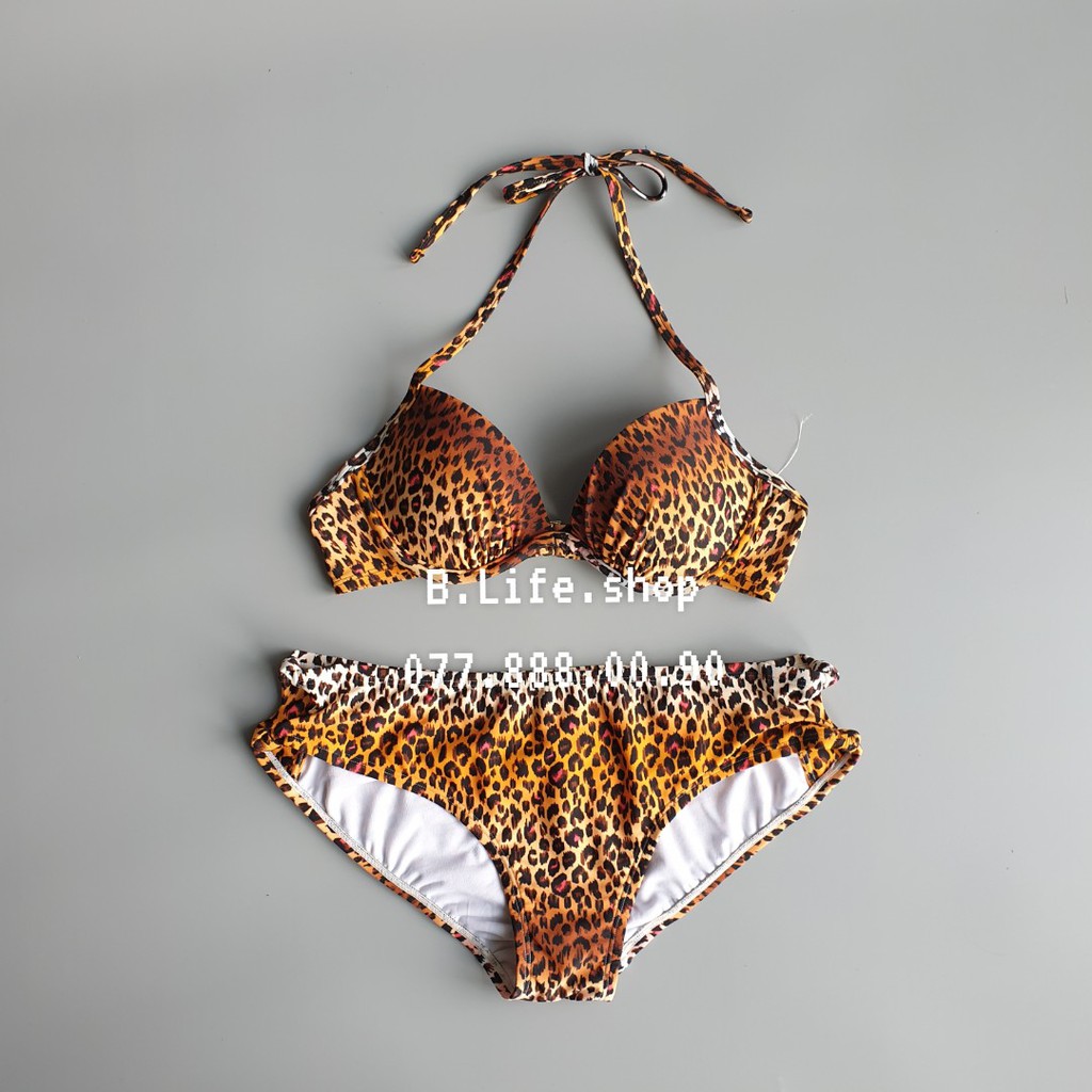 Bộ bơi hai mảnh Sofia báo đốm xuất khẩu Châu Âu