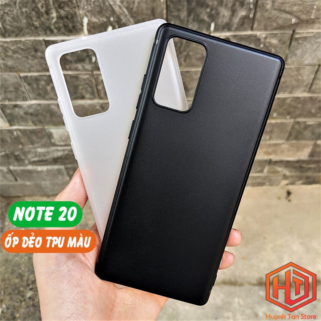 Ốp lưng Samsung Note 20 TPU siêu mỏng nhiều màu