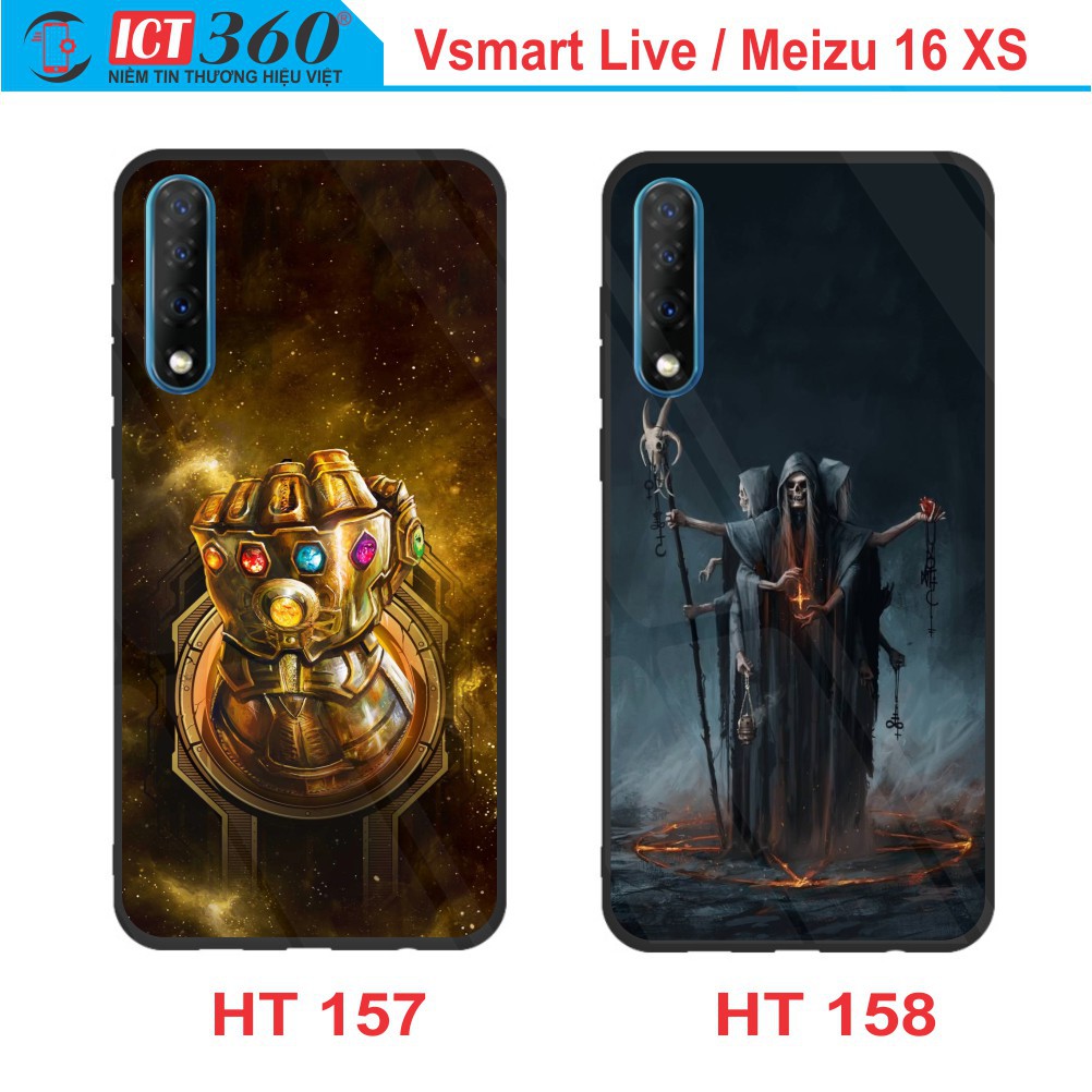 Ốp Lưng Kính Nano VSMART LIVE/ MEIZU 16 XS  - In Theo Yêu Cầu - Hình 3D