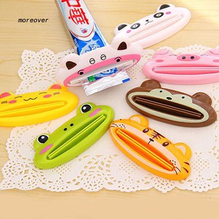MORE☼Bathroom Home Tube Rolling Holder Squeezer Easy Cartoon Toothpaste Dispenser