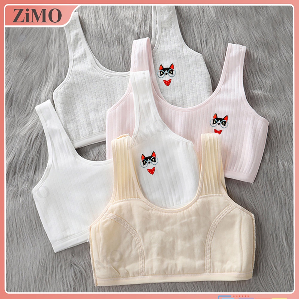 Áo Ngực Cotton Không Gọng Dành Cho Bé Gái Tuổi Dậy Thì