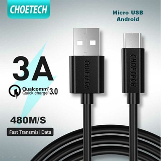 Dây Cáp Sạc Nhanh Micro usb 3A Qualcomm Choetech