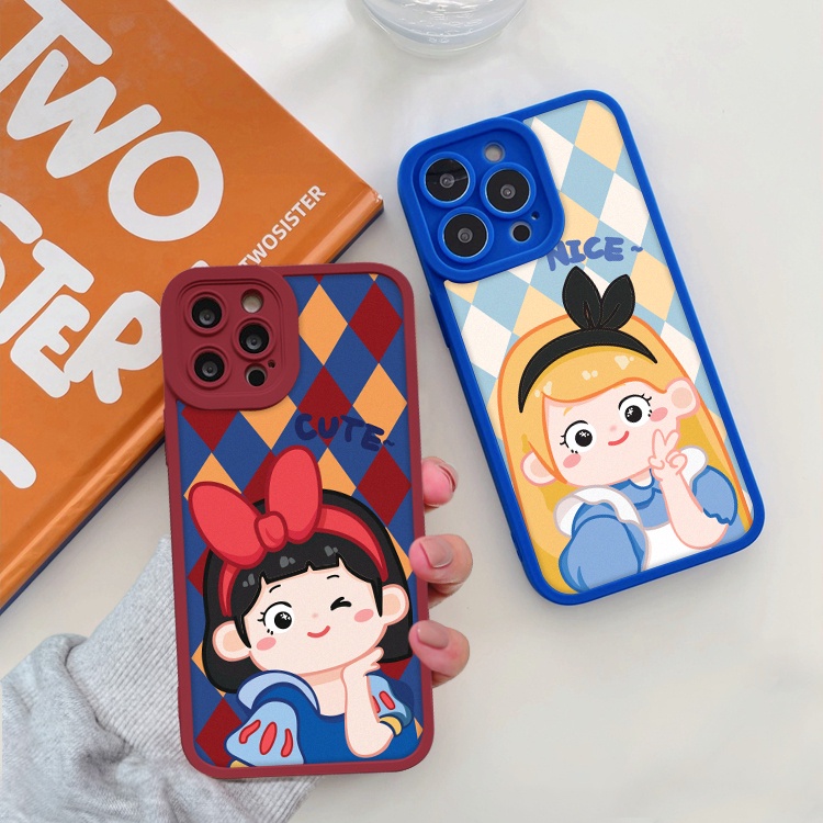 Ốp lưng iphone cạnh vuông lỗ camera công chúa 6s/6splus/7/7plus/8/8plus/x/xs/11/12/13/pro/max/plus/promax-SALE HOT V2-4