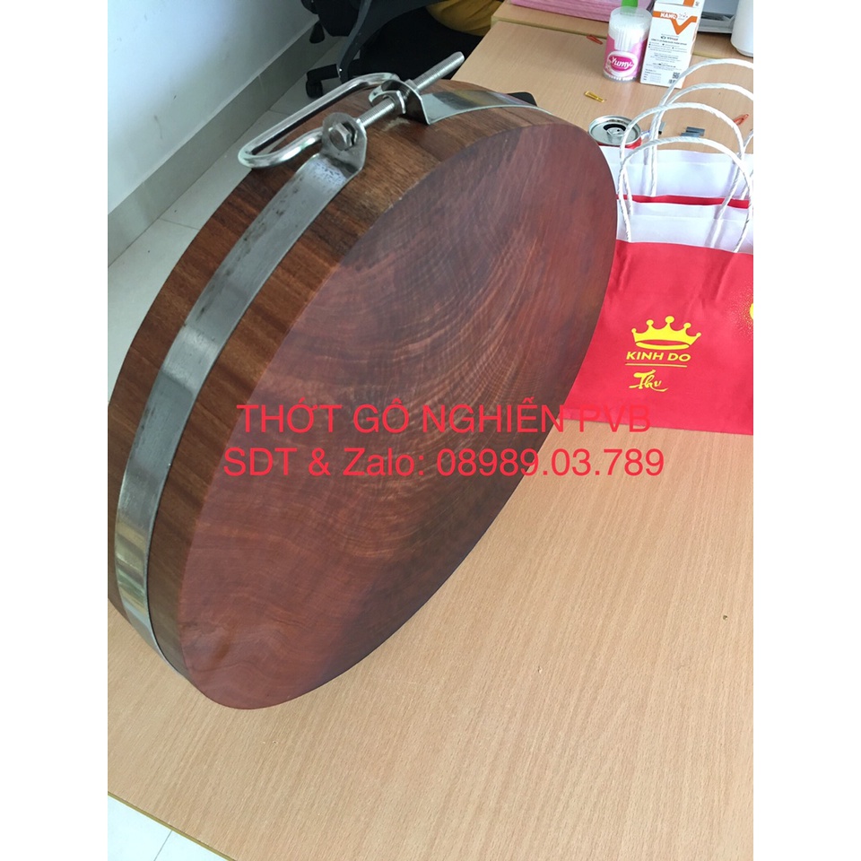 THỚT GỖ NGHIẾN PVB NÚI ĐÁ THANH HÓA CHẤT LƯỢNG CAO ĐƯỜNG KÍNH 30CM DÀY 4CM