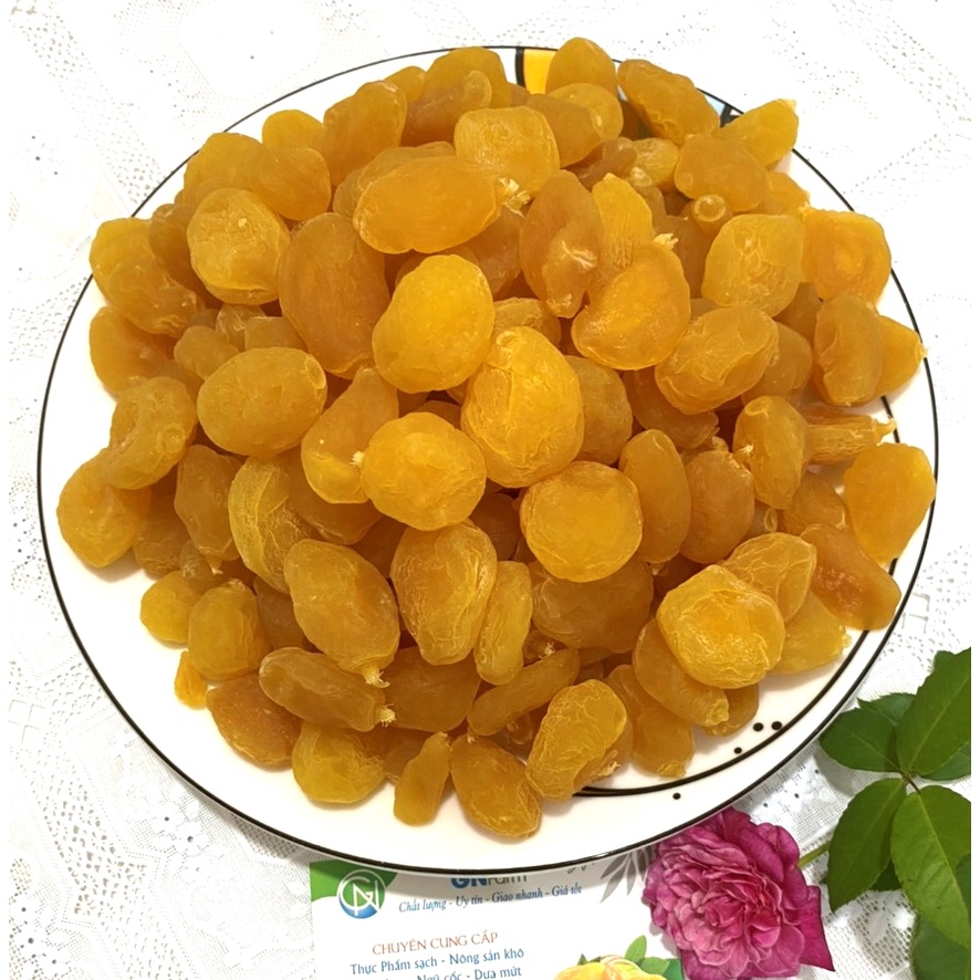 Ô Mai Đào Vàng Mứt Đào Giòn Đà Lạt Chua Ngọt Thơm Ngon - Túi 250g