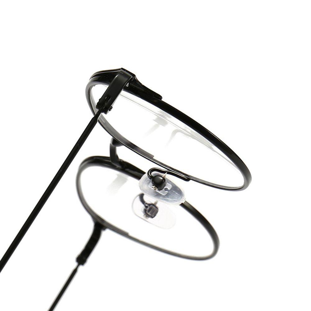 EUTUS Mắt Kính Gọng Tròn Bằng Kim Loại Siêu Nhẹ Unisex