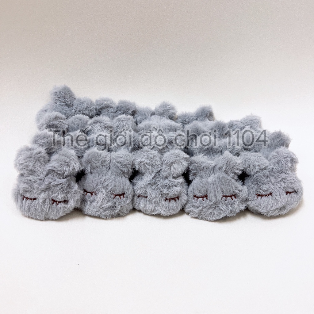 Gấu bông gấu dâu mini Lotso thú bông mini dễ thương làm phụ kiện kẹp tóc, ghim cài áo, máy gắp thú mini