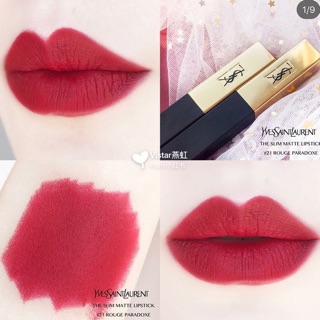 Son YSL slim màu 21 đỏ thuần