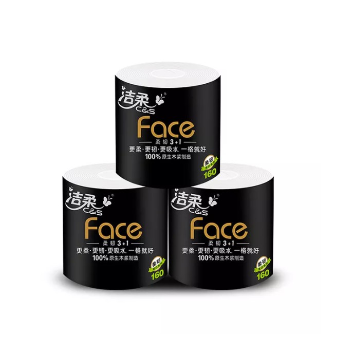6 cuộn giấy vệ sinh cao cấp Face - 4 lớp - hàng nội địa 100%