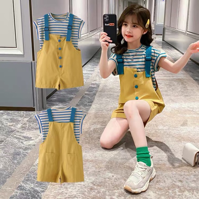 Set yếm cho bé gái lớn - size đại  - kèm ảnh thật