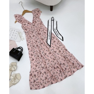 Đầm Maxi chất tole lanh