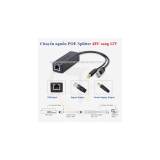 Jack (Cáp) chuyển POE cho camera 48V-12V