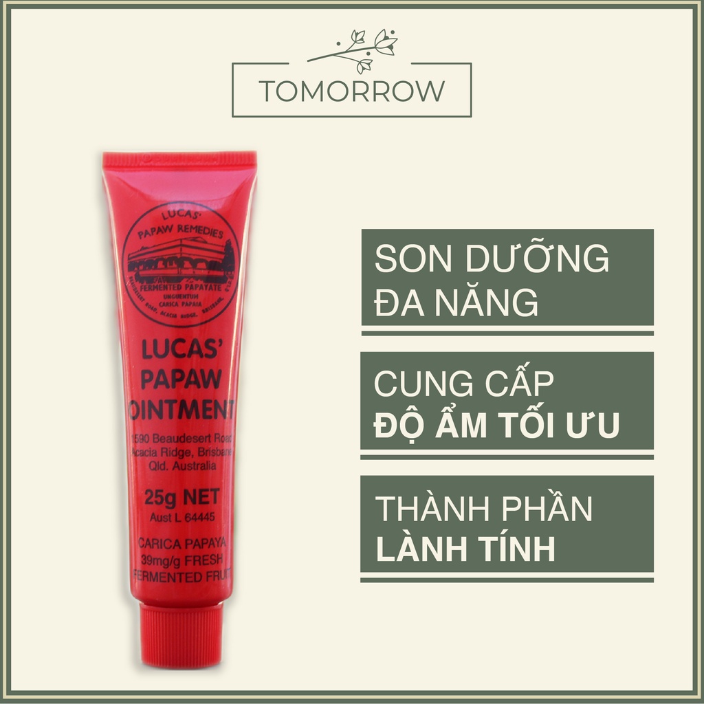 Kem Bôi Đa Năng Dưỡng Ẩm Lucas Ointment (Dưỡng Môi, Làm Giảm Tình Trạng Nứt Nẻ...) 25gr