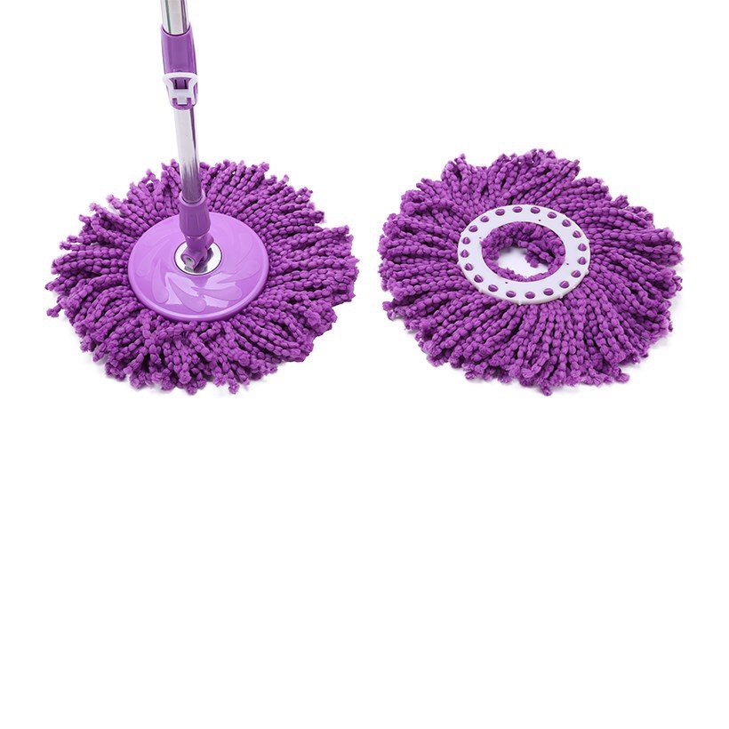 CÂY LAU NHÀ LẺ DÀNH CHO THÙNG LAU XOAY 360 ĐỘ MÂM TRÒN - GIAO MÀU NGẪU NHIÊN